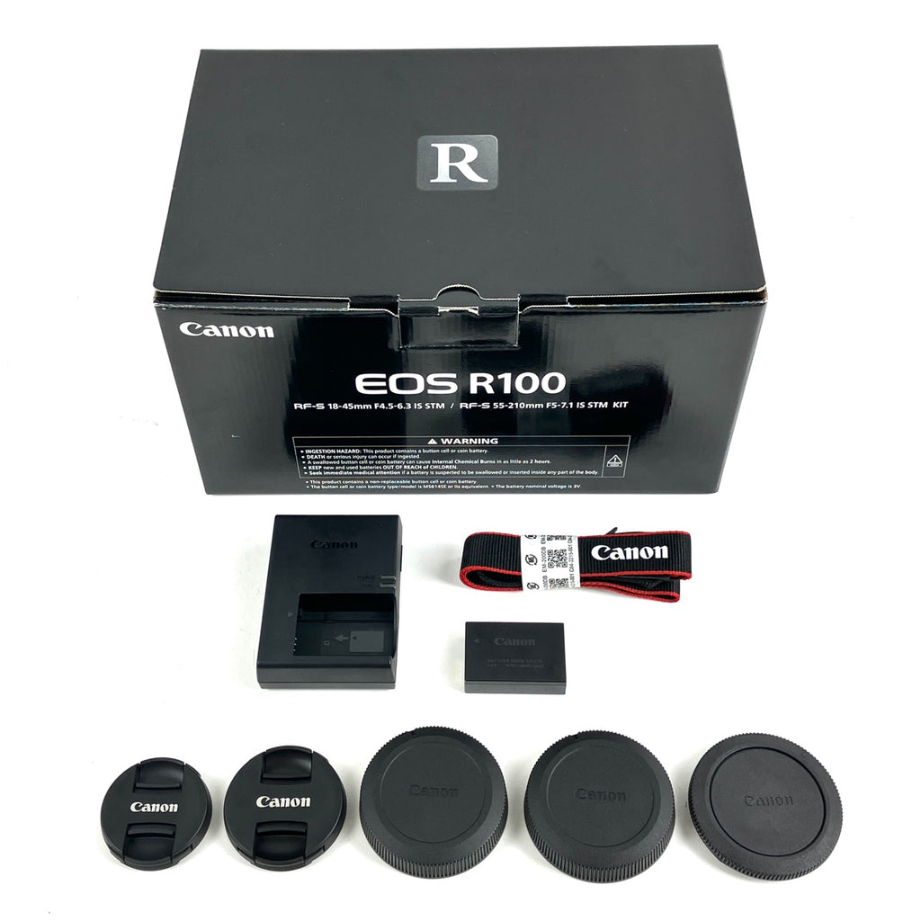 キヤノン Canon EOS R100 ダブルズームキット デジタル ミラーレス 一眼カメラ 【中古】cambb