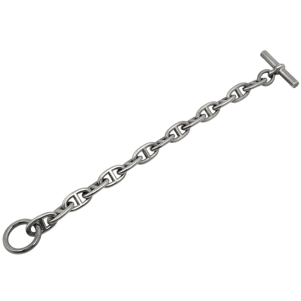 エルメス シェーヌダンクル GM 14コマ ブレスレット シルバー レディース 【中古】bracc