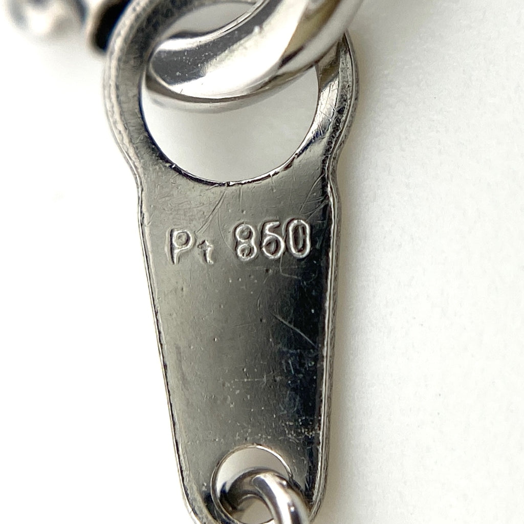 メレダイヤ デザインネックレス プラチナ ペンダント ネックレス Pt900 Pt850 ダイヤモンド レディース 【中古】nbjwl