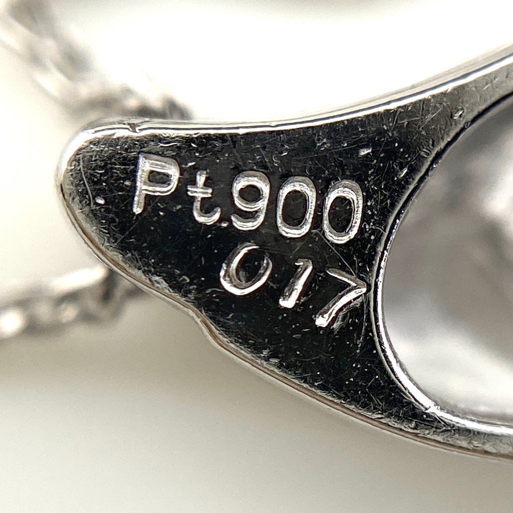 メレダイヤ デザインネックレス プラチナ ペンダント ネックレス Pt900 Pt850 ダイヤモンド レディース 【中古】nbjwl