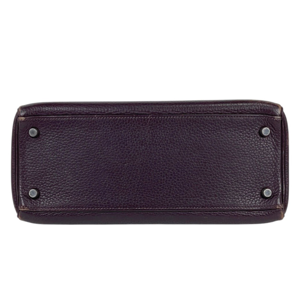 エルメス ケリー 28 内縫い 2WAY ショルダーバッグ ハンドバッグ トリヨンクレマンス カシス □K レディース 【中古】brbag