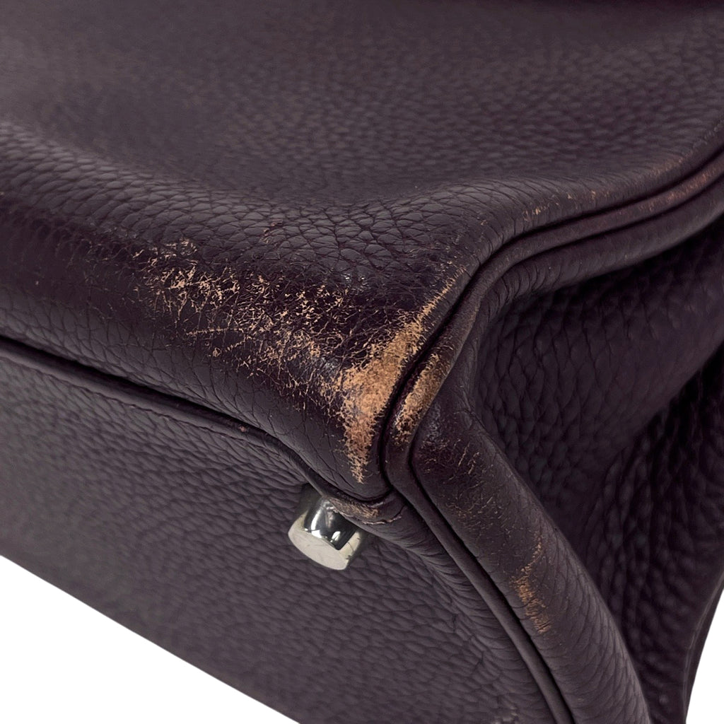 エルメス ケリー 28 内縫い 2WAY ショルダーバッグ ハンドバッグ トリヨンクレマンス カシス □K レディース 【中古】brbag