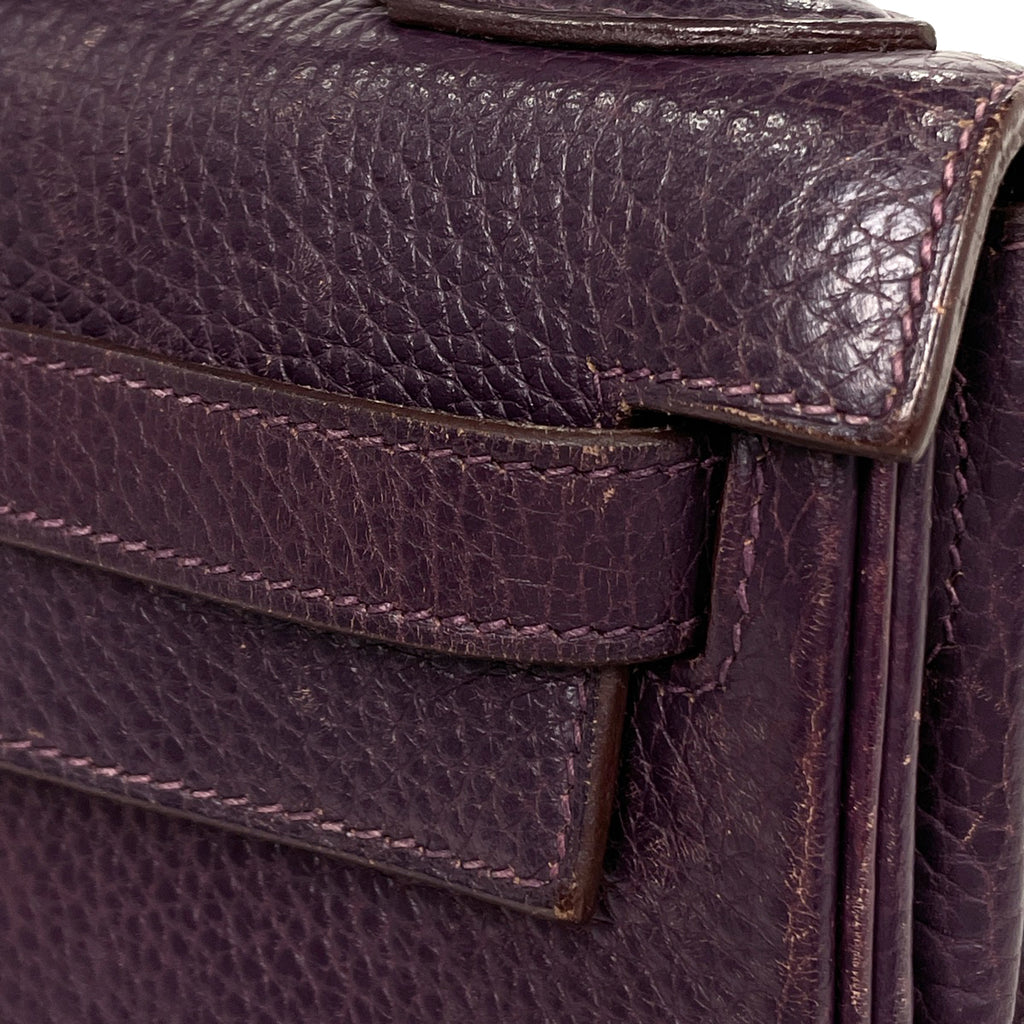 エルメス ケリー 28 内縫い 2WAY ショルダーバッグ ハンドバッグ トリヨンクレマンス カシス □K レディース 【中古】brbag