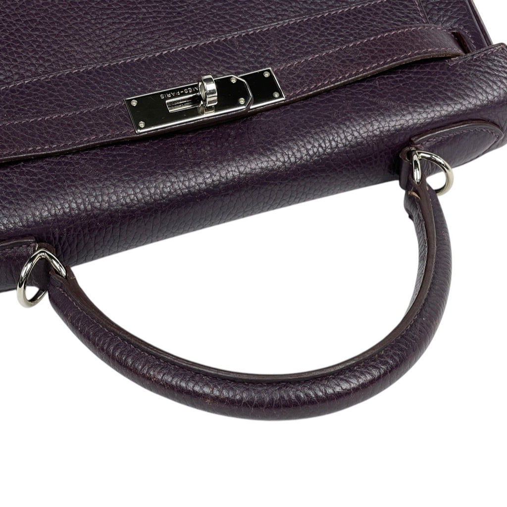 エルメス ケリー 28 内縫い 2WAY ショルダーバッグ ハンドバッグ トリヨンクレマンス カシス □K レディース 【中古】brbag