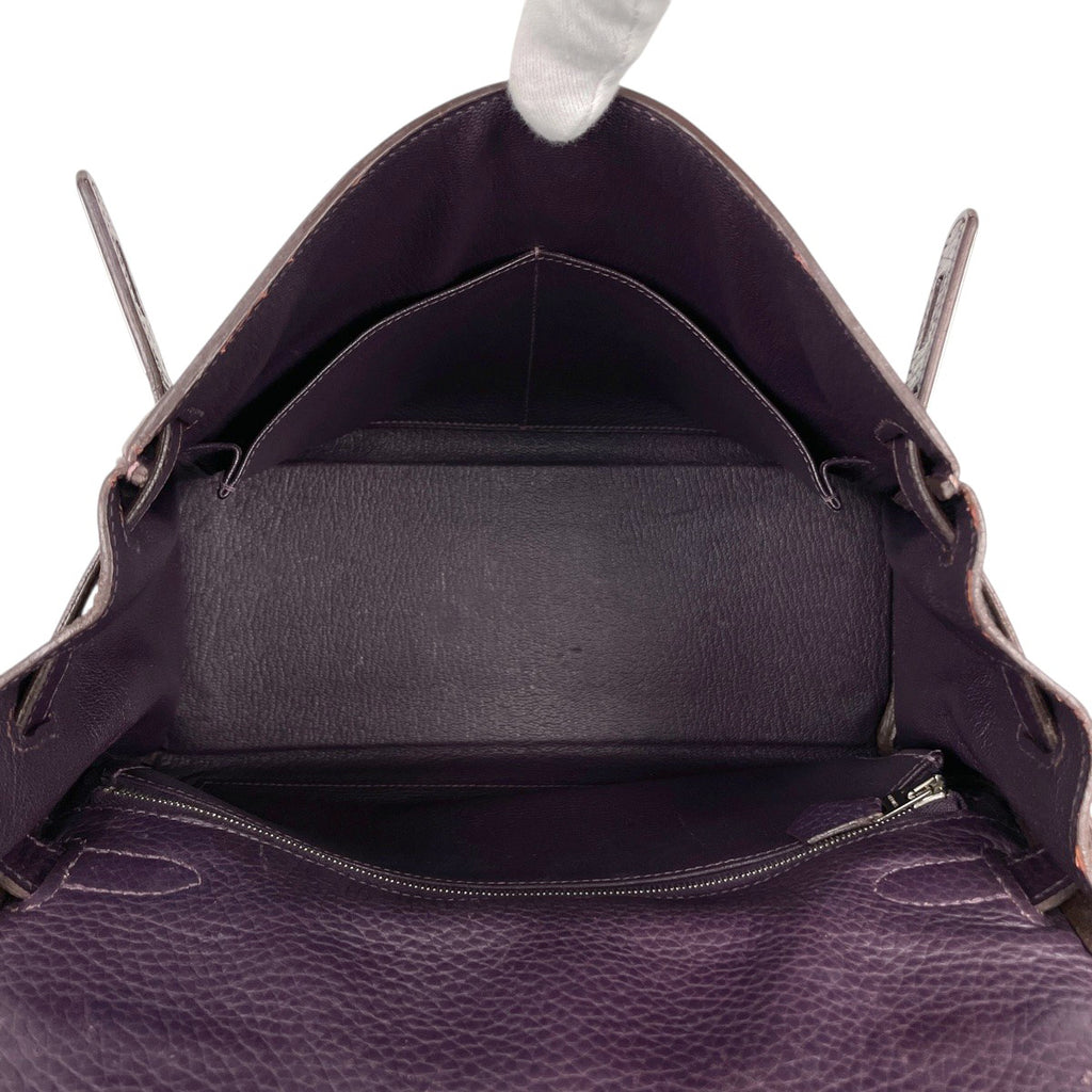 エルメス ケリー 28 内縫い 2WAY ショルダーバッグ ハンドバッグ トリヨンクレマンス カシス □K レディース 【中古】brbag