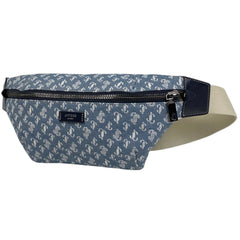ジミーチュウ ロゴ ウエストバッグ ウエストポーチ ボディバッグ デニム ブルー レディース 【中古】brbag