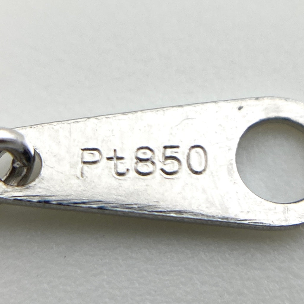メレダイヤ デザインネックレス プラチナ ペンダント ネックレス Pt900 Pt850 ダイヤモンド レディース 【中古】nbjwl