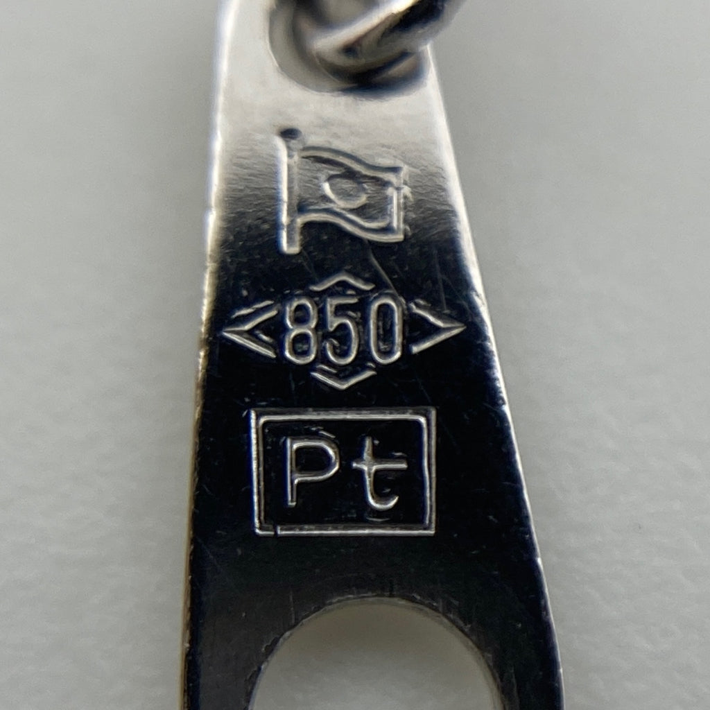 メレダイヤ デザインネックレス プラチナ ペンダント ネックレス Pt900 Pt850 ダイヤモンド レディース 【中古】nbjwl