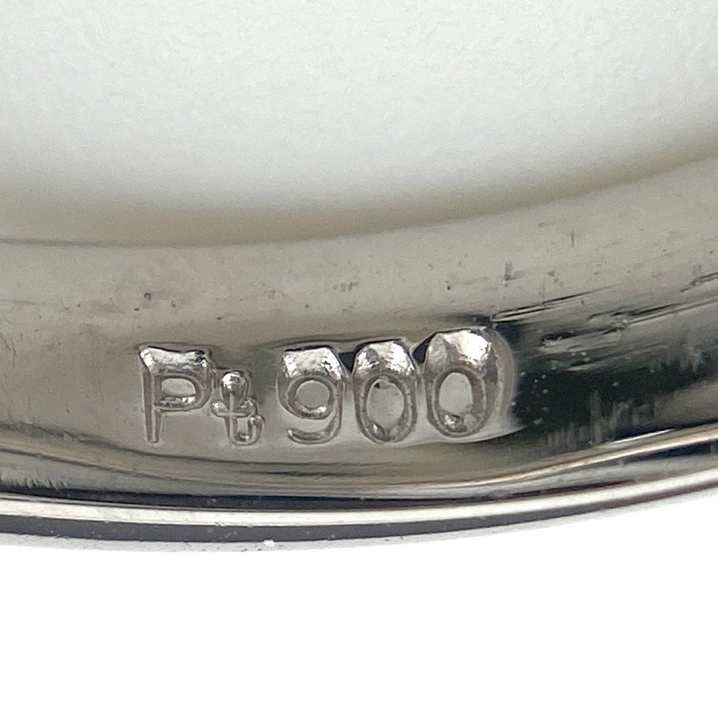 フラワーモチーフ デザインリング プラチナ 指輪 メレダイヤ 花 リング 8号 Pt900 サファイア ダイヤモンド レディース 【中古】nbjwl