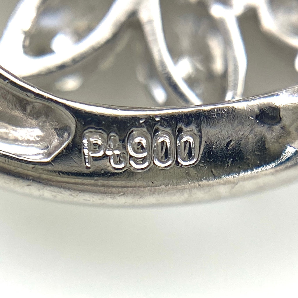 メレダイヤ デザインペンダントトップ プラチナ ペンダントトップ Pt900 ダイヤモンド レディース 【中古】nbjwl
