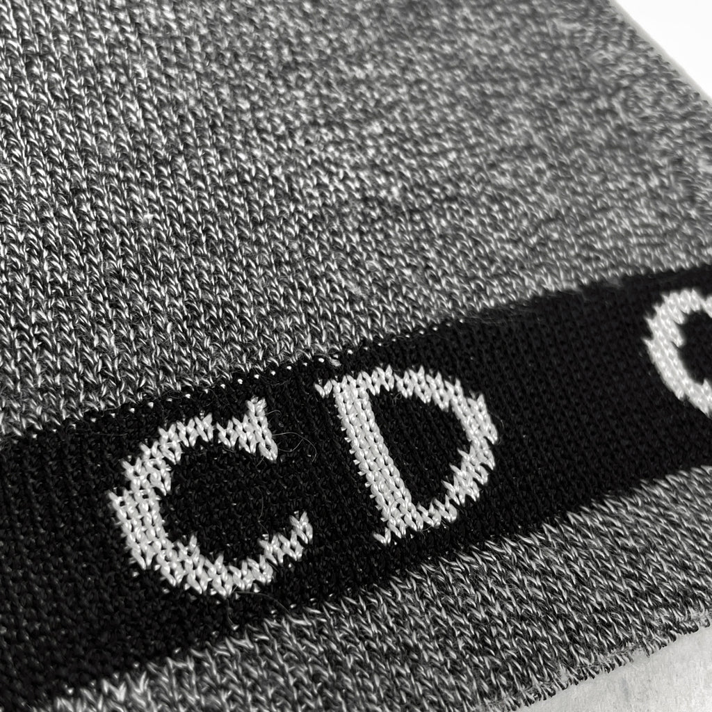 クリスチャンディオール ロゴ ノースリーブ カットソー ニット CD トップス カットソー レーヨン アクリル グレー レディース 【中古】 brapp