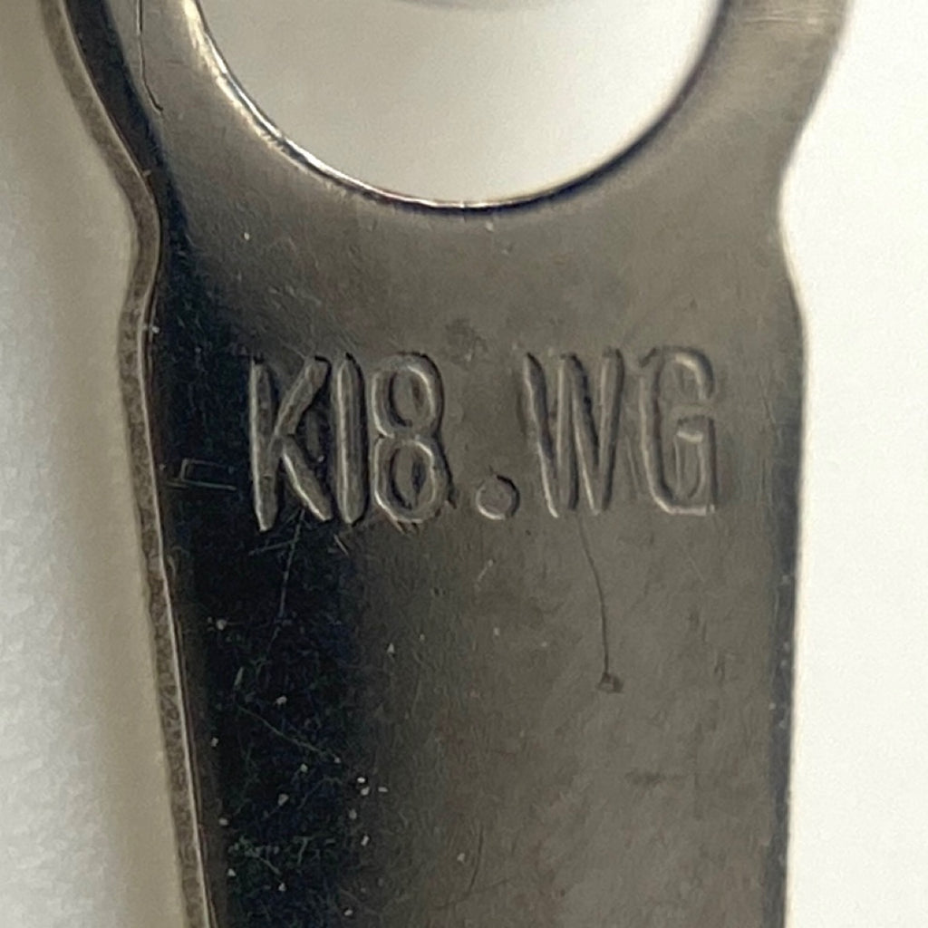 メレダイヤ デザインネックレス WG ホワイトゴールド ペンダント ネックレス K18 WG ダイヤモンド レディース 【中古】  nbjwl
 ラッピング可