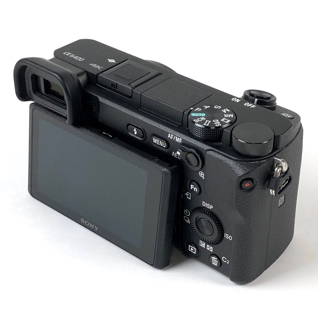 ソニー SONY α6400 パワーズームレンズキット ILCE-6400L ブラック デジタル ミラーレス 一眼カメラ 【中古】