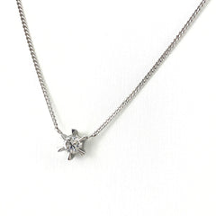 メレダイヤ デザインネックレス プラチナ ペンダント ネックレス Pt850 ダイヤモンド レディース 【中古】nbjwl