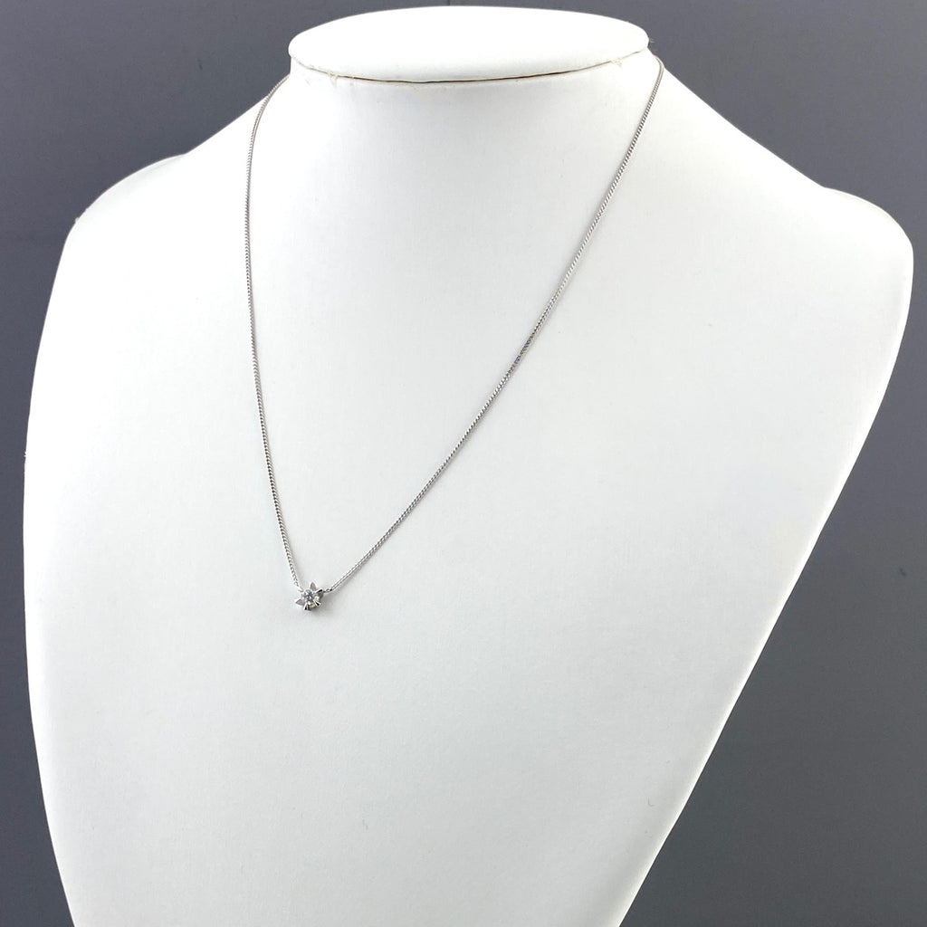メレダイヤ デザインネックレス プラチナ ペンダント ネックレス Pt850 ダイヤモンド レディース 【中古】nbjwl