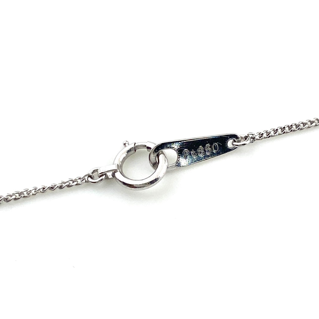 メレダイヤ デザインネックレス プラチナ ペンダント ネックレス Pt850 ダイヤモンド レディース 【中古】nbjwl