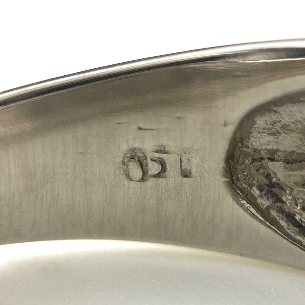 フラワーモチーフ デザインリング プラチナ 指輪 メレダイヤ 花 リング 10号 Pt900 ダイヤモンド レディース 【中古】nbjwl