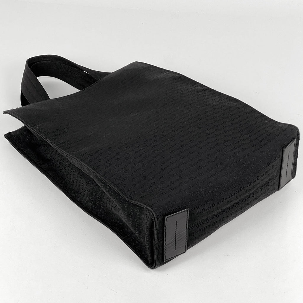 クリスチャンディオール ロゴ トートバッグ 総柄 ハンドバッグ トートバッグ キャンバス ブラック レディース 【中古】brbag
