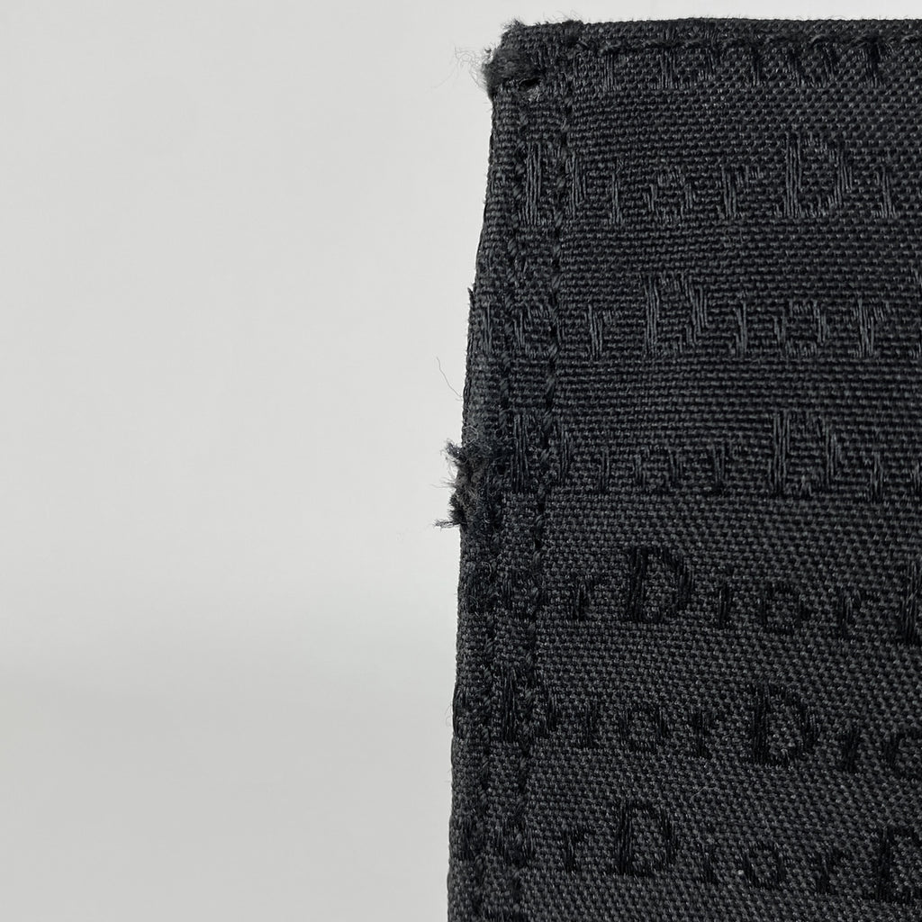 クリスチャンディオール ロゴ トートバッグ 総柄 ハンドバッグ トートバッグ キャンバス ブラック レディース 【中古】brbag