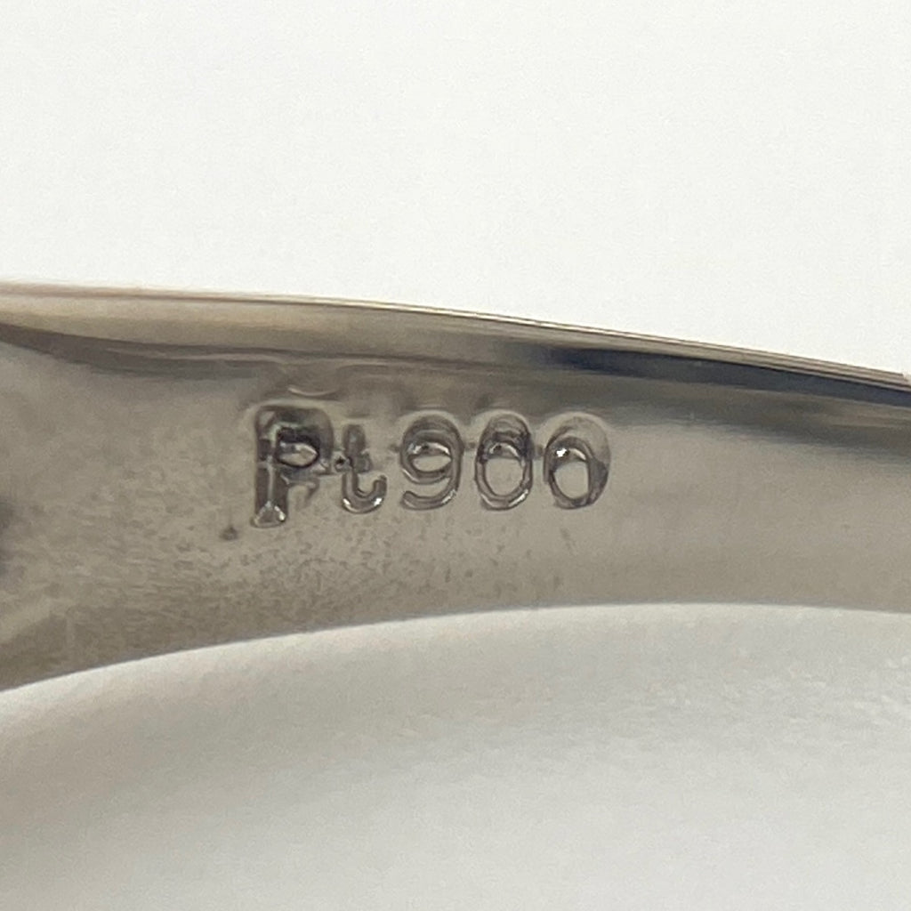 メレダイヤ デザインリング プラチナ 指輪 リング 9.5号 Pt900 ダイヤモンド レディース 【中古】nbjwl