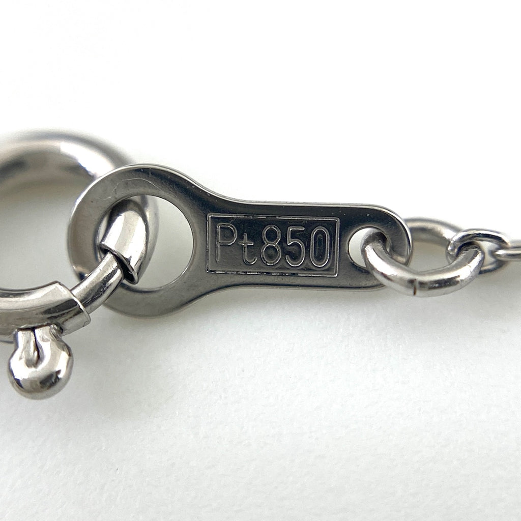 ダイヤモンド デザインネックレス プラチナ メレダイヤ ペンダント ネックレス Pt900 Pt850 ダイヤモンド レディース 【中古】nbjwl