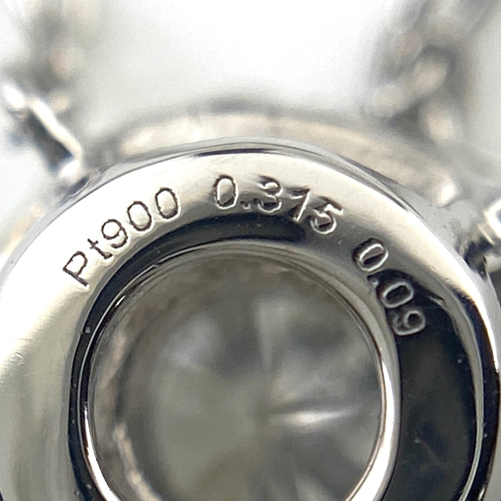 ダイヤモンド デザインネックレス プラチナ メレダイヤ ペンダント ネックレス Pt900 Pt850 ダイヤモンド レディース 【中古】nbjwl