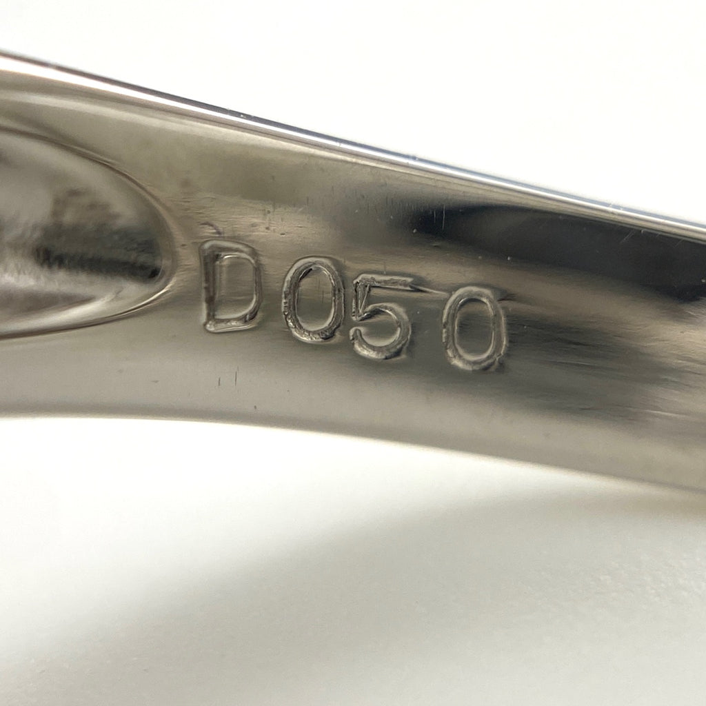 メレダイヤ デザインリング プラチナ 指輪 リング 9号 Pt900 ダイヤモンド レディース 【中古】nbjwl