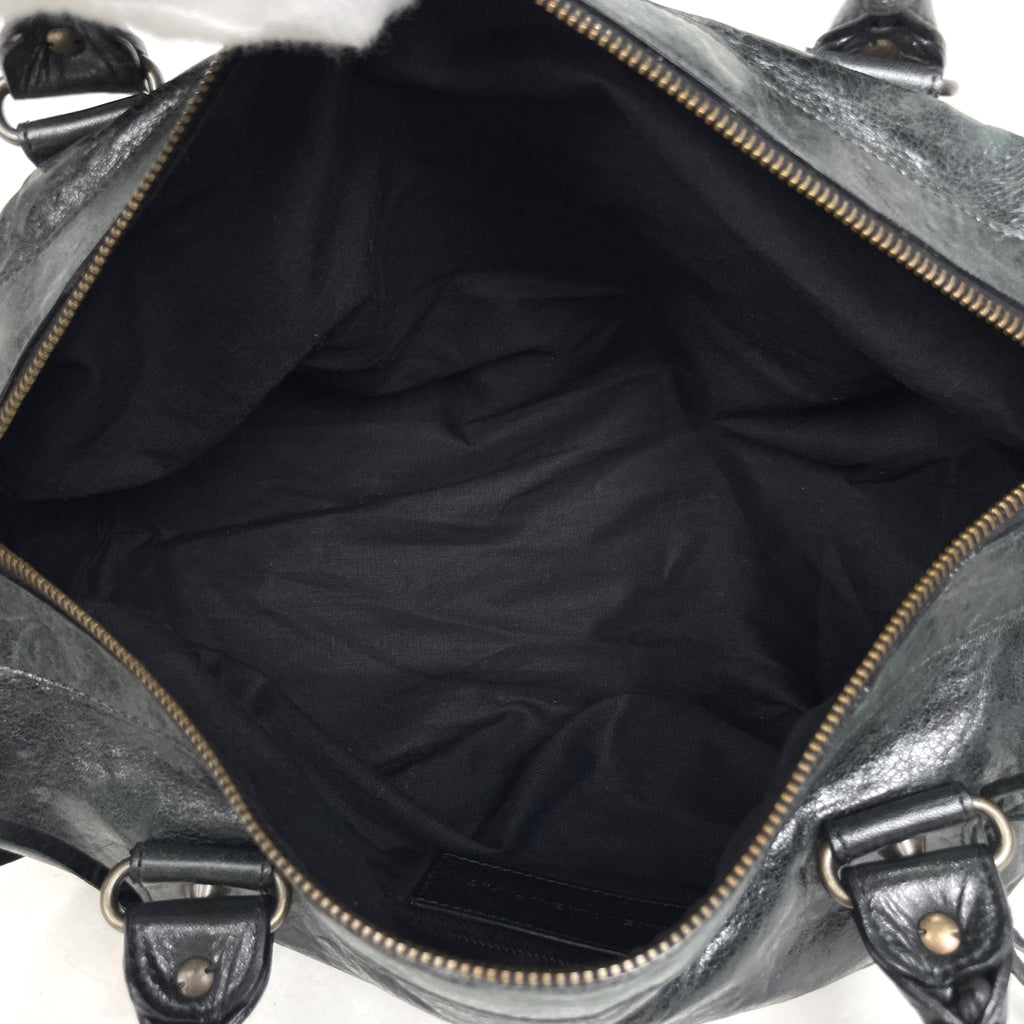 バレンシアガ ザ ツィギー ハンドバッグ 2WAY ショルダーバッグ ハンドバッグ レザー ブラック 128523 レディース 【中古】brbag