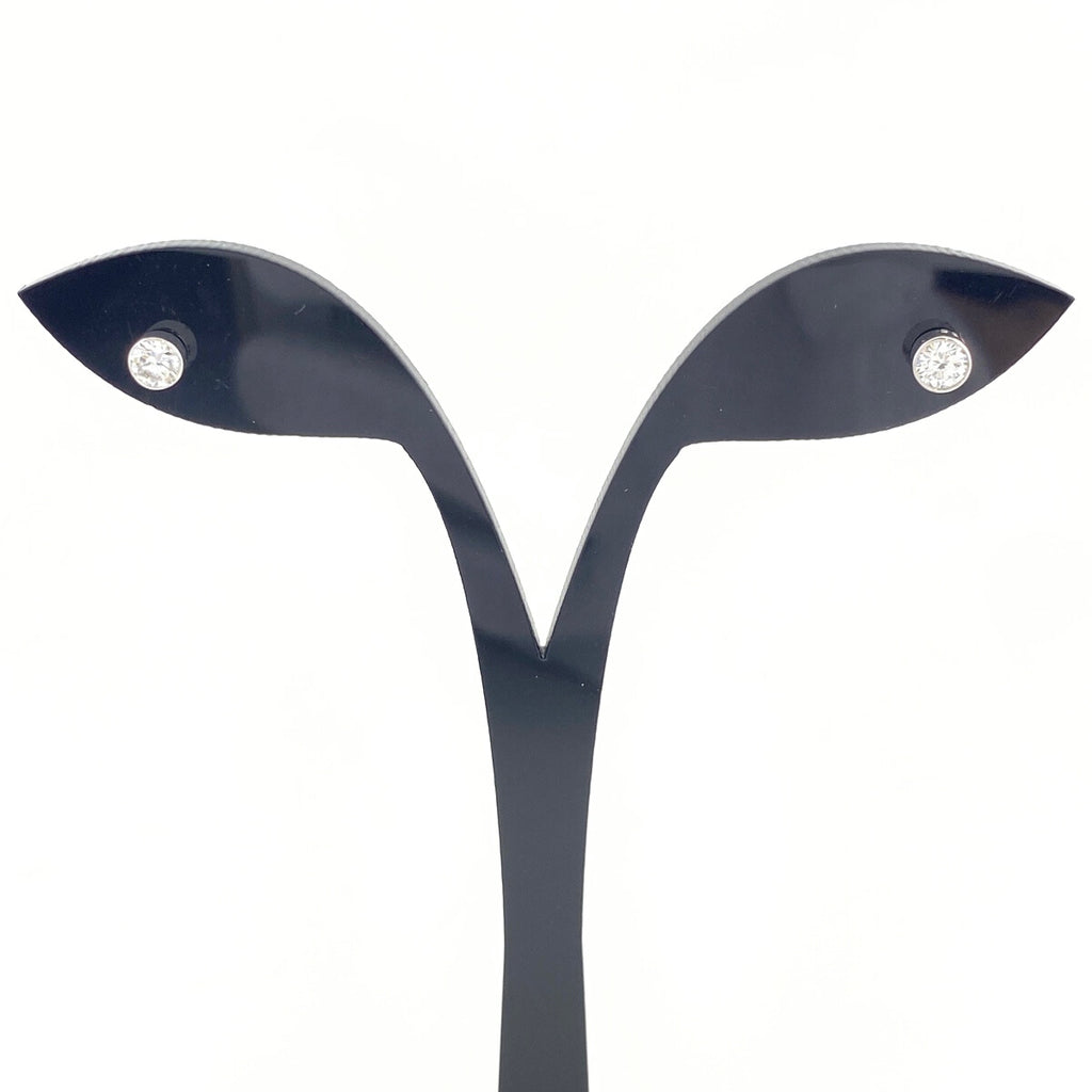 メレダイヤ デザインピアス プラチナ イヤリング Pt900 Pt850 ダイヤモンド レディース 【中古】nbjwl