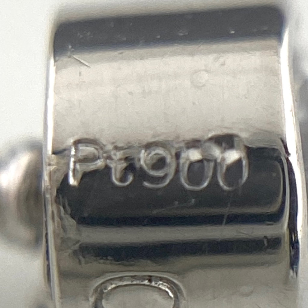 メレダイヤ デザインピアス プラチナ イヤリング Pt900 Pt850 ダイヤモンド レディース 【中古】nbjwl