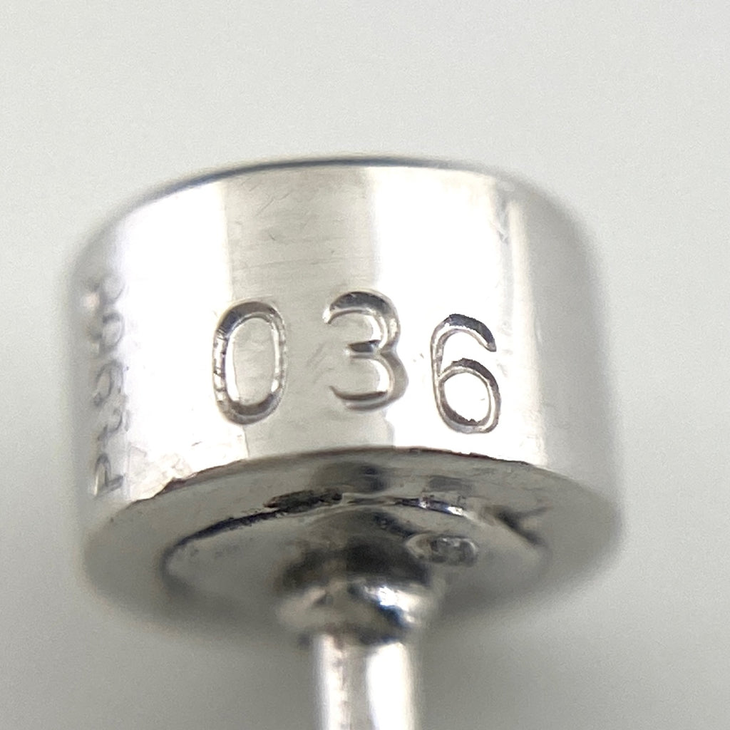 メレダイヤ デザインピアス プラチナ イヤリング Pt900 Pt850 ダイヤモンド レディース 【中古】nbjwl