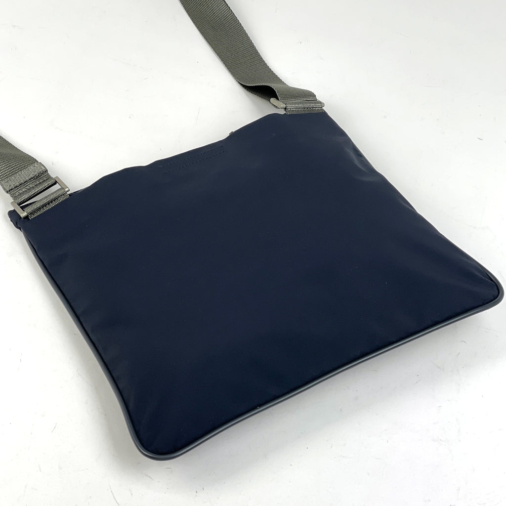 プラダスポーツ ロゴ ショルダーバッグ スポーツライン ショルダーバッグ ナイロン ネイビー 4VA311 レディース 【中古】brbag