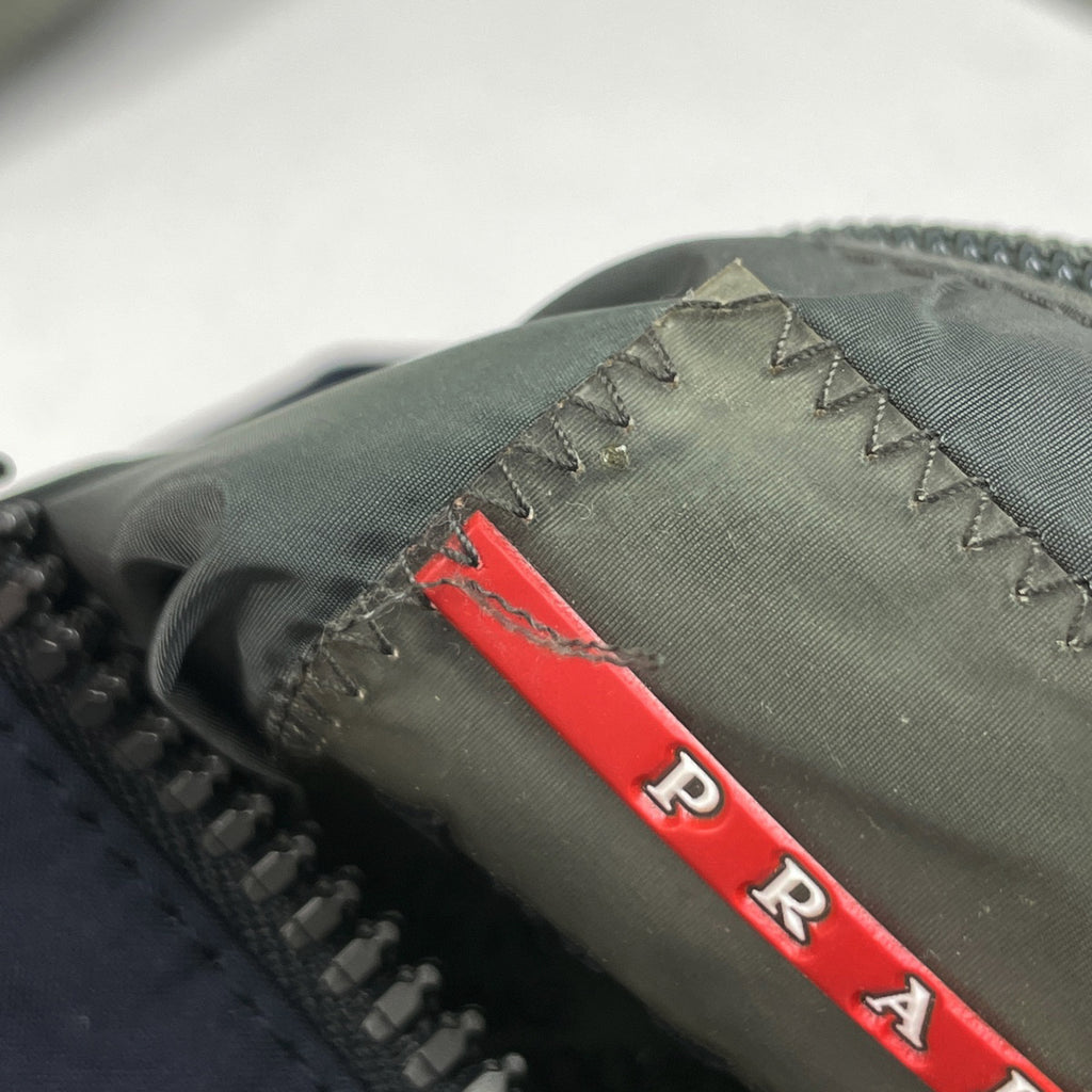 プラダスポーツ ロゴ ショルダーバッグ スポーツライン ショルダーバッグ ナイロン ネイビー 4VA311 レディース 【中古】brbag