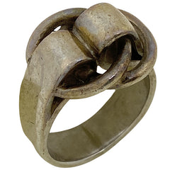 【在庫一掃】 エルメス ドゥザノー リング 指輪 リング 9号 シルバー シルバー レディース 【中古】bracc