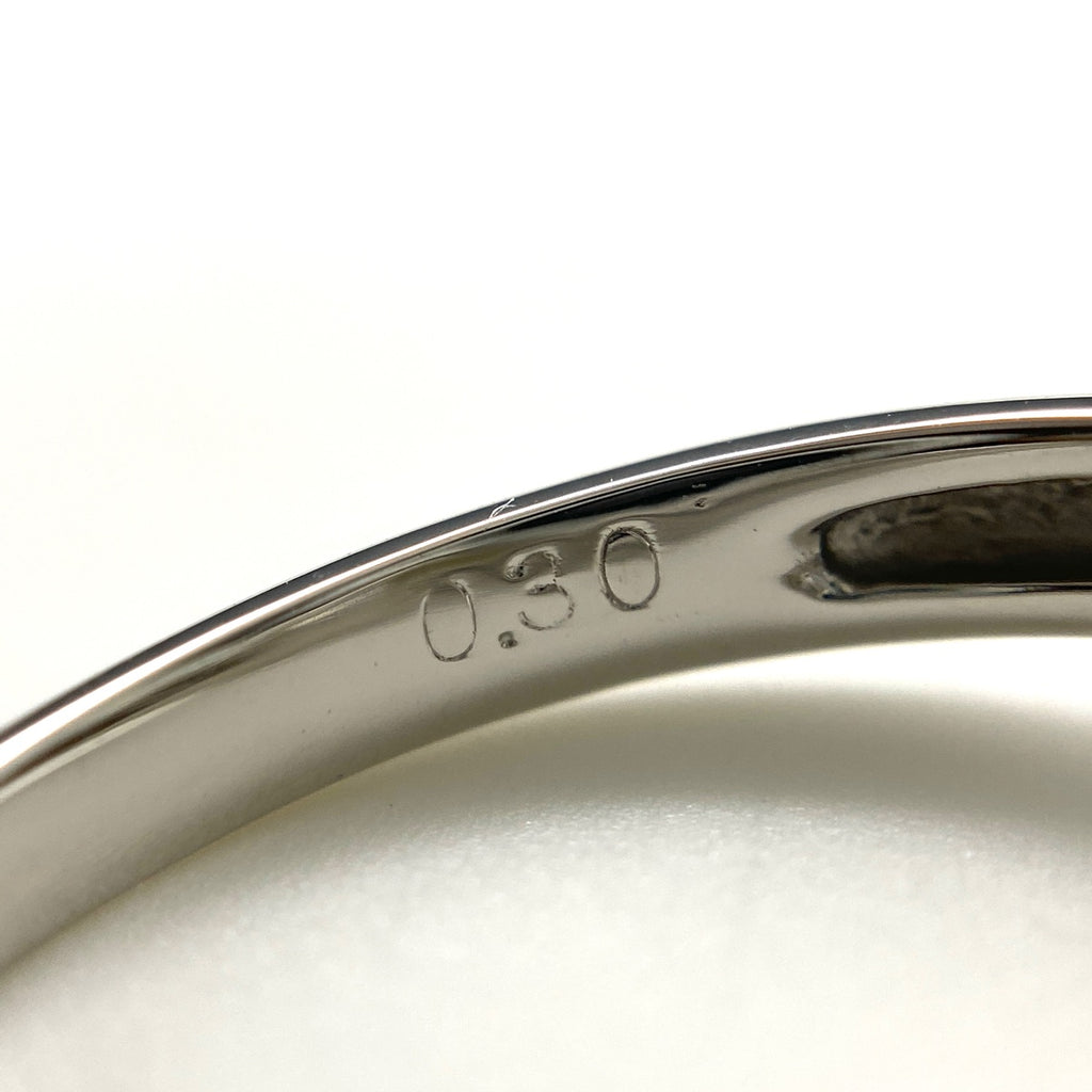 メレダイヤ デザインリング プラチナ 指輪 トリートメントダイヤ リング 9号 Pt900 ダイヤモンド レディース 【中古】nbjwl