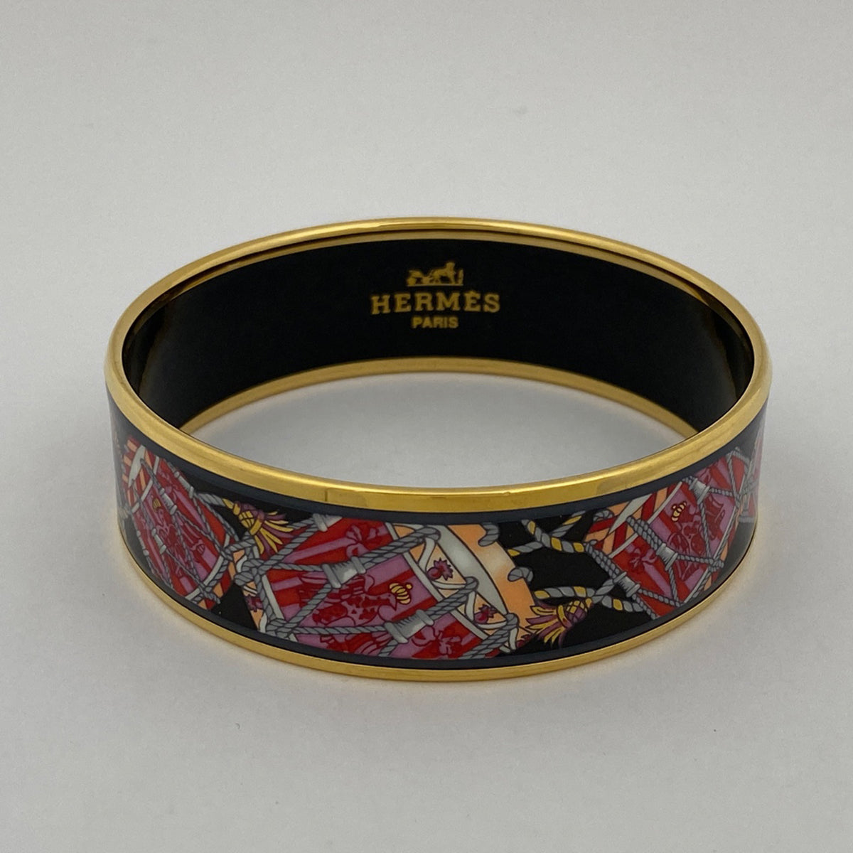 100％本物保証！ 本物 - HERMES エルメス バングル 七宝焼 GM