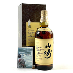 【東京都内限定お届け】サントリー SUNTORY 山崎 12年 ピュアモルト 華 750ml 国産ウイスキー 【古酒】