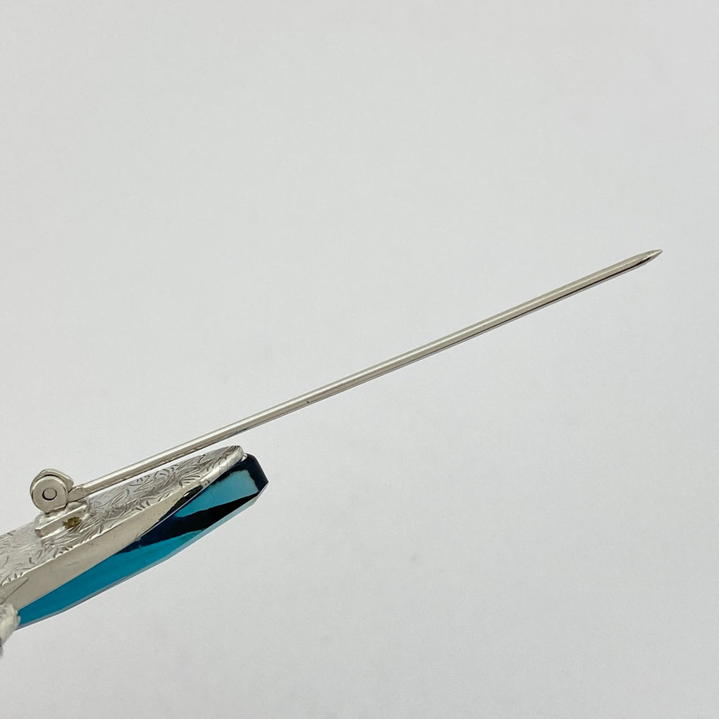 スワロフスキー クリスタル バタフライモチーフ ブローチ ジルコニア ブローチ シルバー925 シルバー マルチカラー レディース 【中古】bracc
