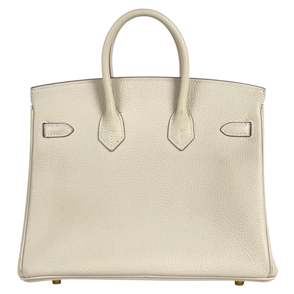 エルメス バーキン 25 ハンドバッグ トゴ アイボリー U レディース 【中古】brbag