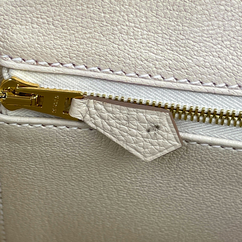 エルメス バーキン 25 ハンドバッグ トゴ アイボリー U レディース 【中古】brbag