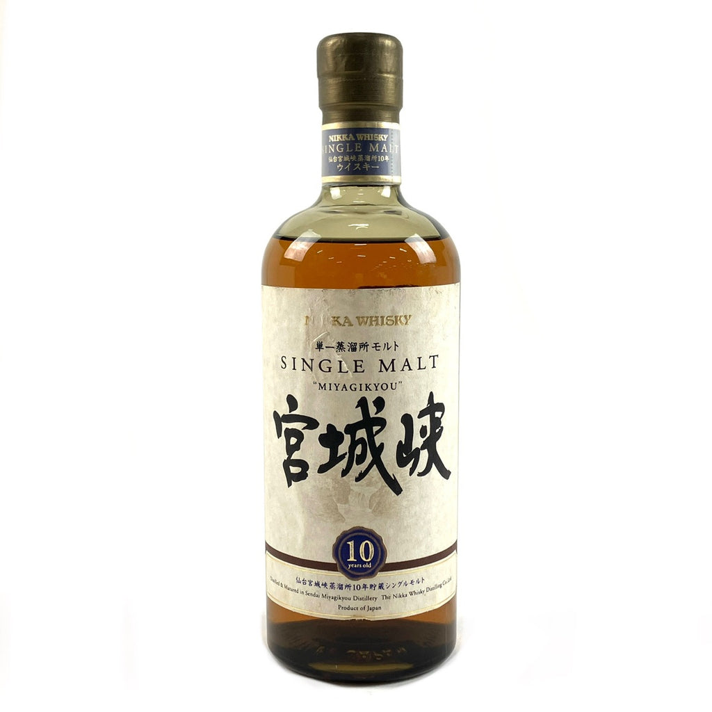 【東京都内限定お届け】 ニッカ NIKKA 宮城峡 単一蒸溜所モルト 10年 700ml 国産ウイスキー 【古酒】 liqbb