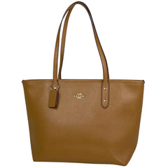 コーチ ロゴ トートバッグ ショルダーバッグ トートバッグ レザー ブラウン F58846 レディース 【中古】 brbag