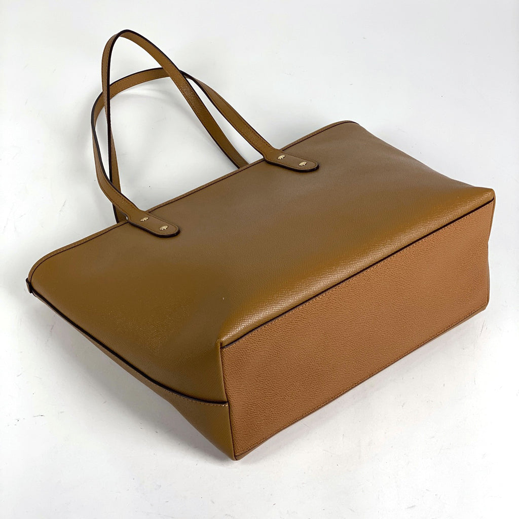 コーチ ロゴ トートバッグ ショルダーバッグ トートバッグ レザー ブラウン F58846 レディース 【中古】 brbag