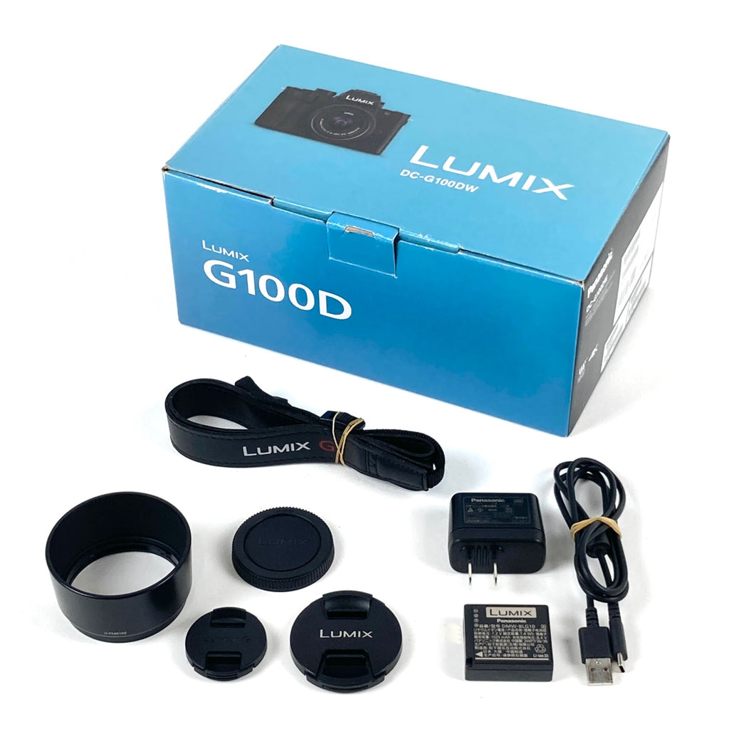 パナソニック Panasonic LUMIX DC-G100DW ダブルズームレンズキット デジタル ミラーレス 一眼カメラ 【中古】cambb