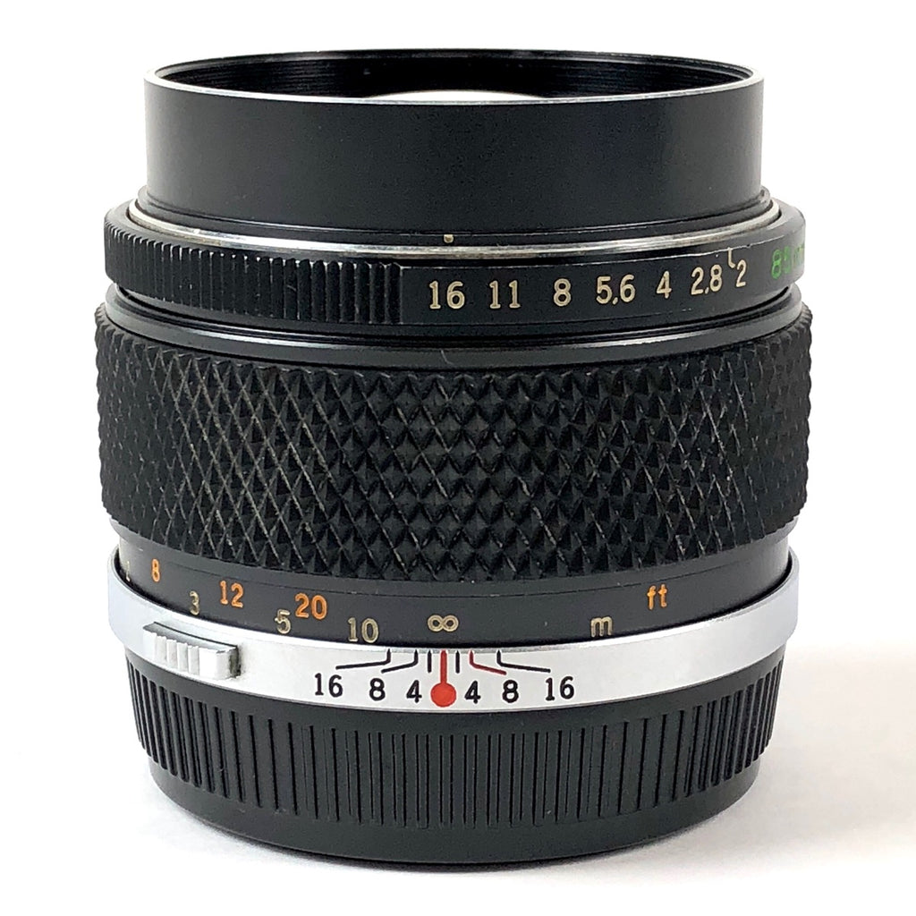 オリンパス OLYMPUS F.ZUIKO AUTO-T 85mm F2 一眼カメラ用レンズ（マニュアルフォーカス） 【中古】