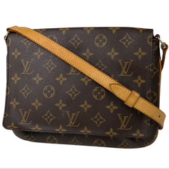 ルイ・ヴィトン ミュゼット タンゴ ロング 斜め掛け ショルダーバッグ モノグラム ブラウン M51388 レディース 【中古】brbag