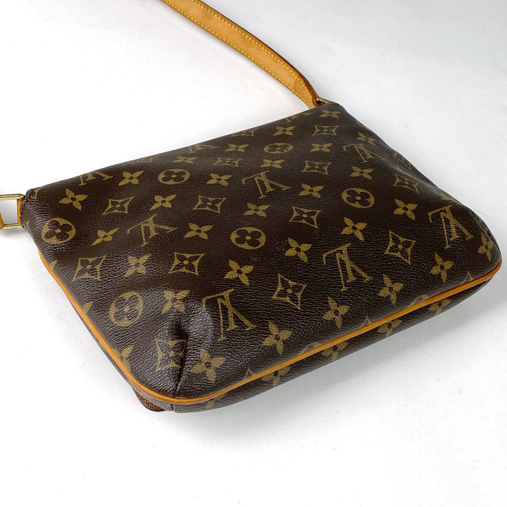 ルイ・ヴィトン ミュゼット タンゴ ロング 斜め掛け ショルダーバッグ モノグラム ブラウン M51388 レディース 【中古】brbag