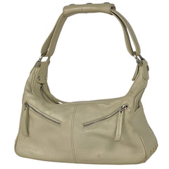 トッズ ロゴ ショルダーバッグ ワンショルダー ショルダーバッグ レザー ベージュ レディース 【中古】brbag