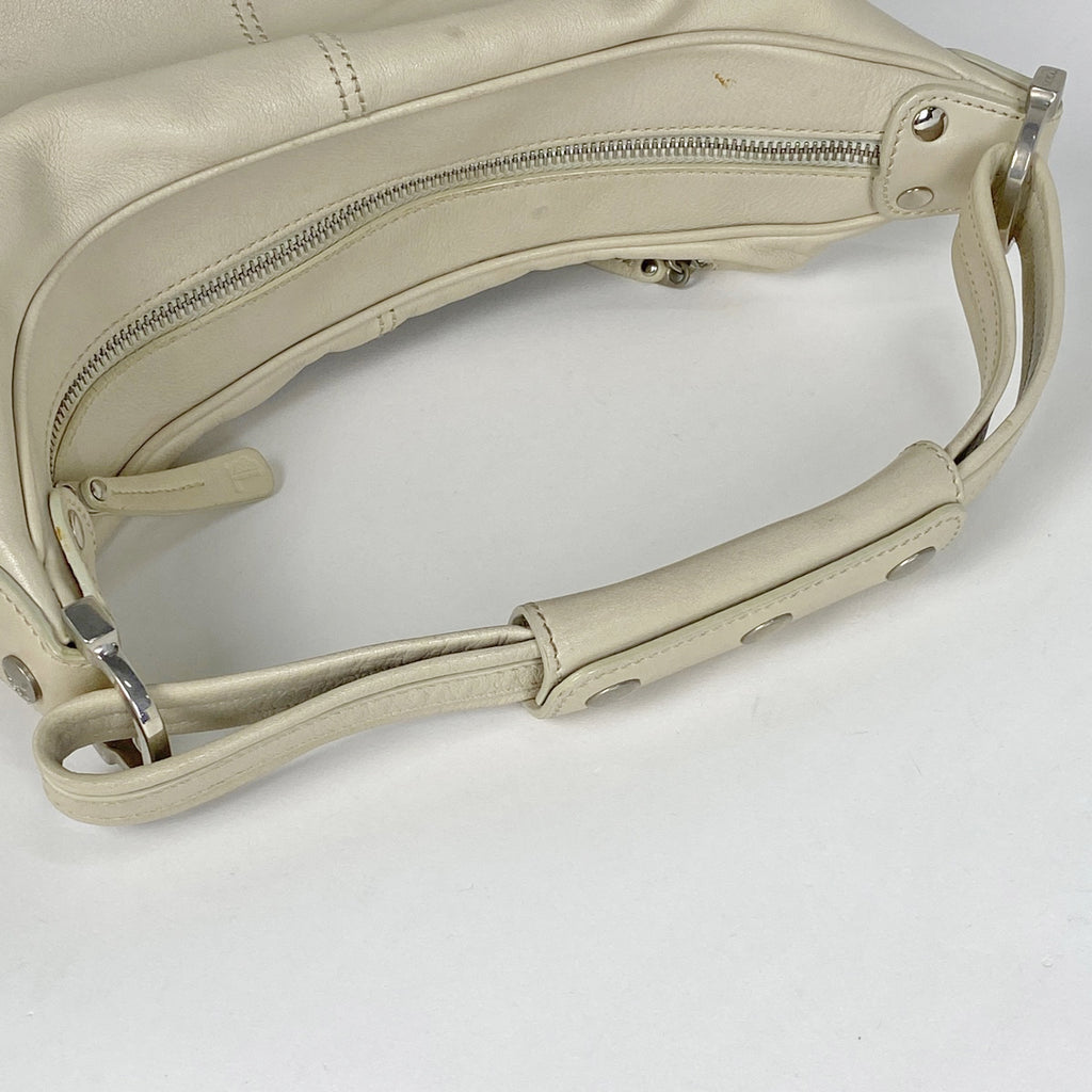 トッズ ロゴ ショルダーバッグ ワンショルダー ショルダーバッグ レザー ベージュ レディース 【中古】brbag