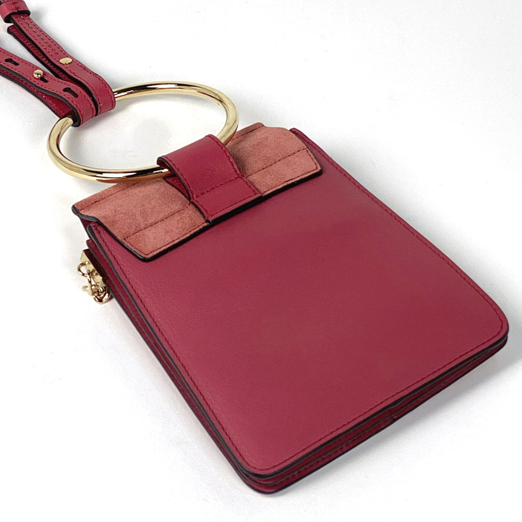 クロエ フェイ ショルダーバッグ 2WAY ハンドバッグ FAYE ショルダーバッグ レザー ピンク レディース 【中古】brbag